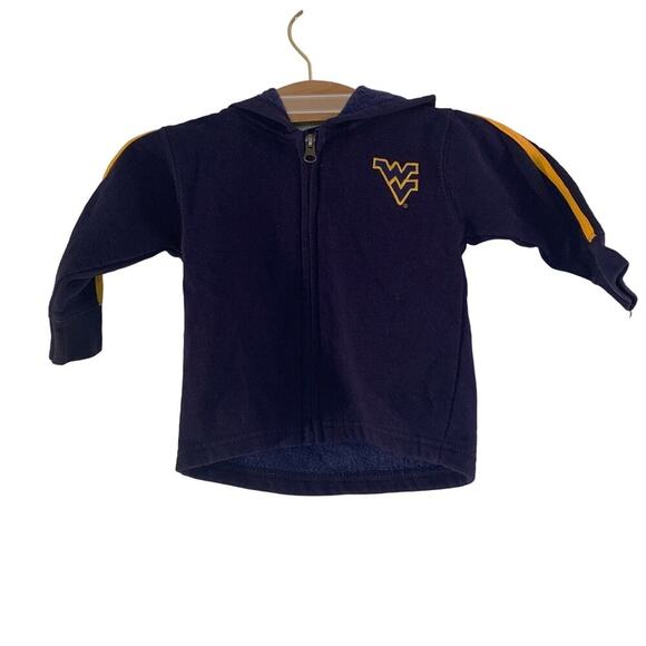 PRO EDGE Unisex Kids “West Virginia” Zip Up Sweatshirt Hoodie / Size: 12 Months - Picture 1 of 8